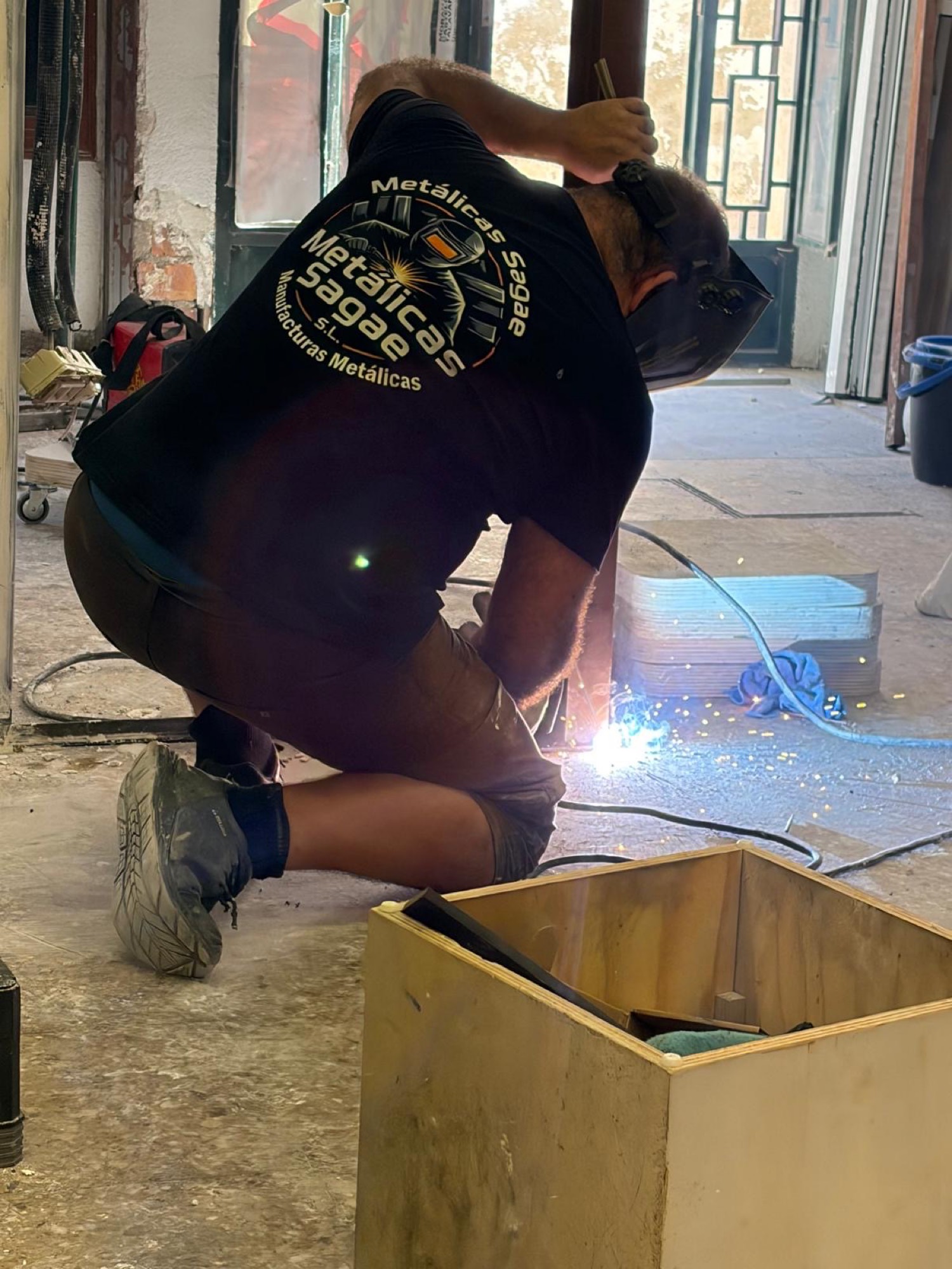 Soldadura en taller